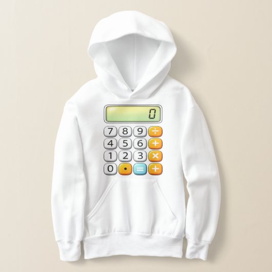 Number Day Classic Calculator Math Hoodie (Poser)