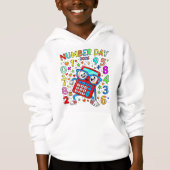 Number Day Kids Hoodie Colourful Maths Calculator (Devant)
