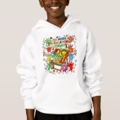 Number Day Kids Hoodie | Fun Colourful Numbers (Devant)