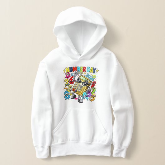 Number Day Maths Hoodie for Kids | Primary School (Laagn)