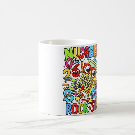 Number Day Maths Mug | Numbers Rock Star (Centre)