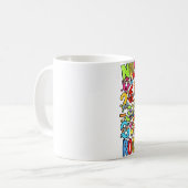 Number Day Maths Mug | Numbers Rock Star Koffiemok (Voorkant links)
