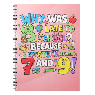 Number Day Maths Notebook | Funny Numbers Joke Notitieboek