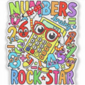 Number Day Maths Sticker for Kids UK Classroom (Devant)