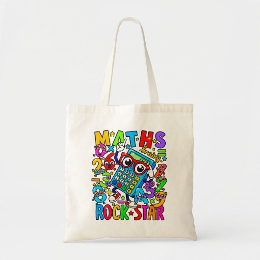 Number Day Tote Bag | Maths Rock Star (Devant)