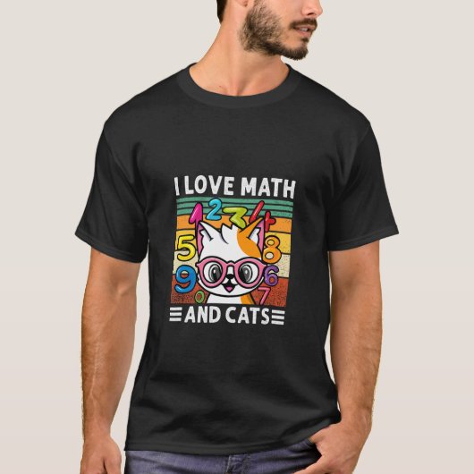 Number Learning calculator costume matc day Math O T-shirt (Voorkant)