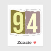 Number Magazine Ransom 94 Sticker (Vel)