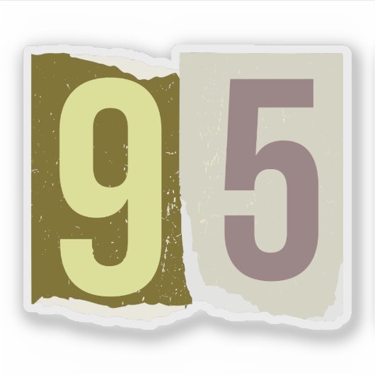 Number Magazine Ransom 95 Sticker (Voorkant)