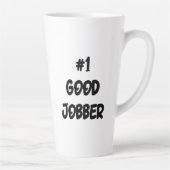 Number One Good Jobber Cat Latte Mug (Droite)
