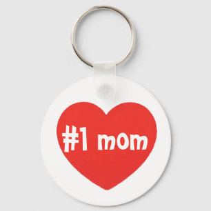 number one mom sleutelhanger