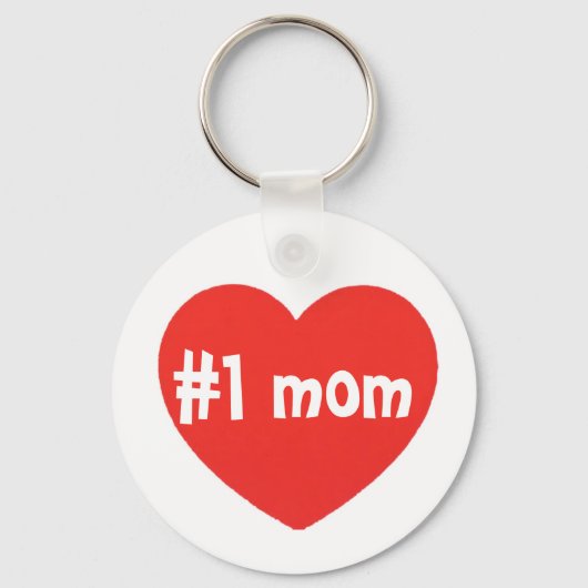 number one mom sleutelhanger (Voorkant)