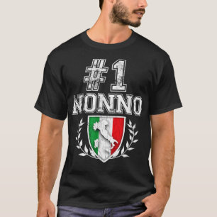 Number One Nonno Italian Grandfather T-shirt
