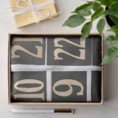Numbered Junk Journal Elements Tissuepapier (Geschenk)