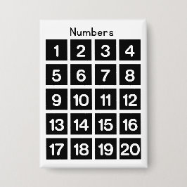 Numbers  button