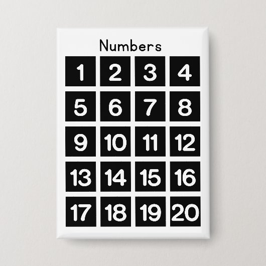 Numbers  button (Voorkant)