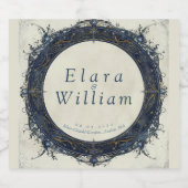 Numenorean koninklijk huwelijk bier etiket (Enkel label)