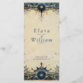 Numenorean koninklijk huwelijk menu (Achterkant)