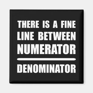 Numerator noemer magneet