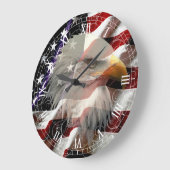 Numerieke klok van de Amerikaanse adelaar (Hoek)