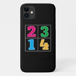 Numerieke serie 1234 iPhone 11 hoesje