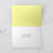 Numérique 4 bougies Animaux Carte d'anniversaire (Intérieur)