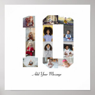 Numéro 10 Photo Collage Poster