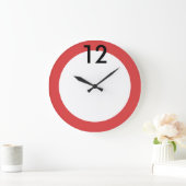 Numéro 12 Horloge murale acrylique (Maison)