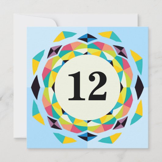 Numéro 12 - Invitation de partie (Devant)