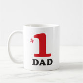 Numéro 1 Papa Café Mug (Gauche)