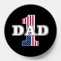 Numéro 1 Poignées de téléphone papa PopSocket