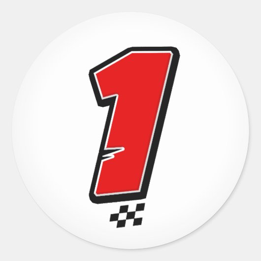 Numéro 1 - Sticker (Devant)