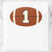 Numéro 1 Sticker de football (Sac)