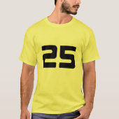 Numéro 25 T-shirt (Devant)