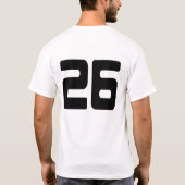 Numéro 26 T-shirt (Dos)