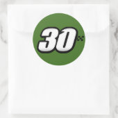 Numéro 30 - Autocollant (Sac)