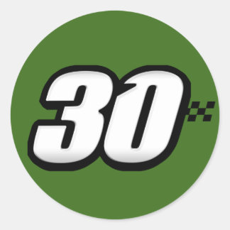 Numéro 30 - Autocollant