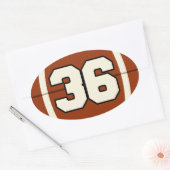 Numéro 36 Sticker pour football (Enveloppe)