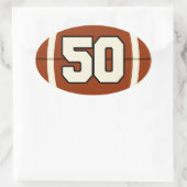 Numéro 50 Football StIcker (Sac)