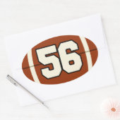 Numéro 56 Sticker de football (Enveloppe)