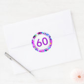 Numéro 60 - Sticker rond (Enveloppe)