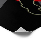 NUMÉRO 6 POSTER DE JOUEUR DE BASKETBALL (Coin)