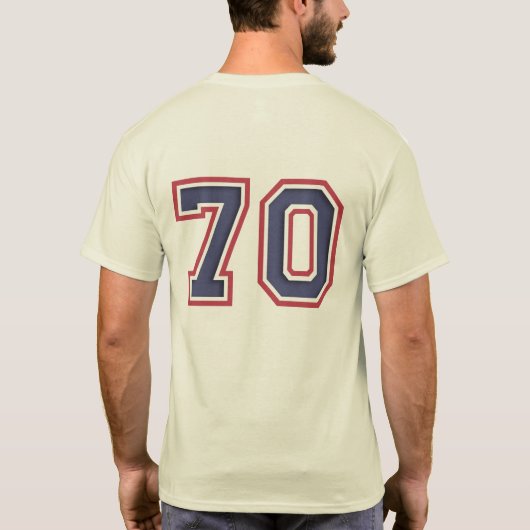 Numéro 70 T-shirt (Dos)