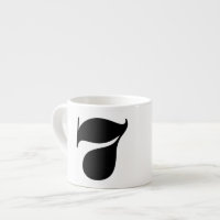 Numéro 7 Typographie Espresso mug