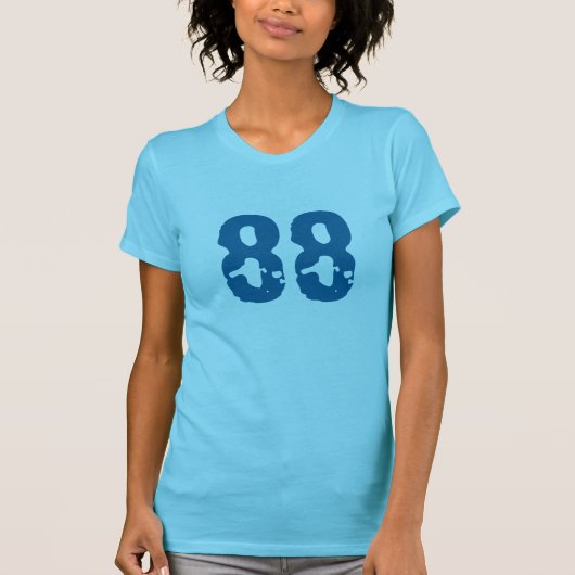 numéro 88 Design de T-shirt (Devant)