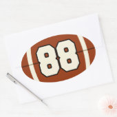 Numéro 88 Sticker pour football (Enveloppe)