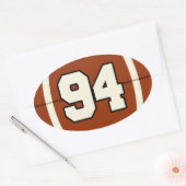 Numéro 94 Sticker pour football (Enveloppe)