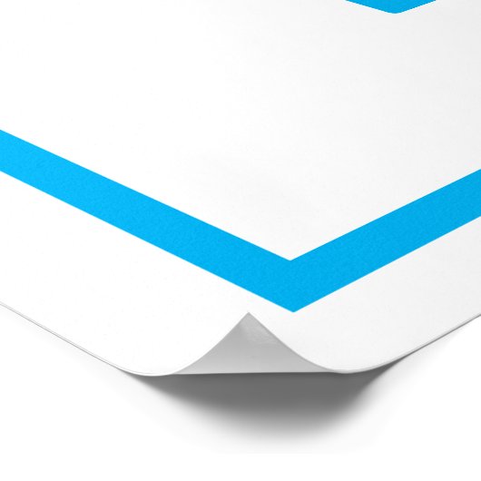 Numéro bleu onze Poster (Coin)