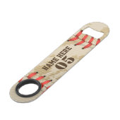 Numéro de base-ball Vintage personnalisé Rétro (Devant angulaire)