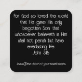 Numéro de carte 6:24-26 (Dos)