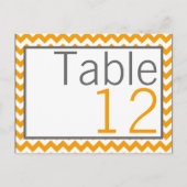 Numéro de la carte Nom Chevron gris-jaune gris gri (Devant)